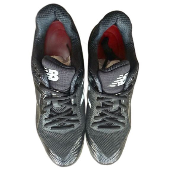 New Balance - L4040v4 Baseball Cleats Black - Men's size 12 - NEW without box - Picture 8 of 8